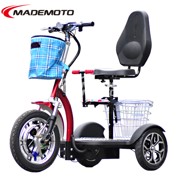 500W 48V 12 Ah New Electric mobility scooter Three wheel Electric Scooter